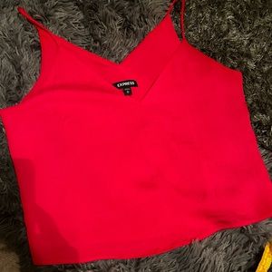 Express Hot Pink Cropped Camisole